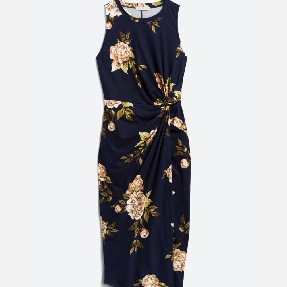 NWT Asymmetrical Wrap-Style Dress